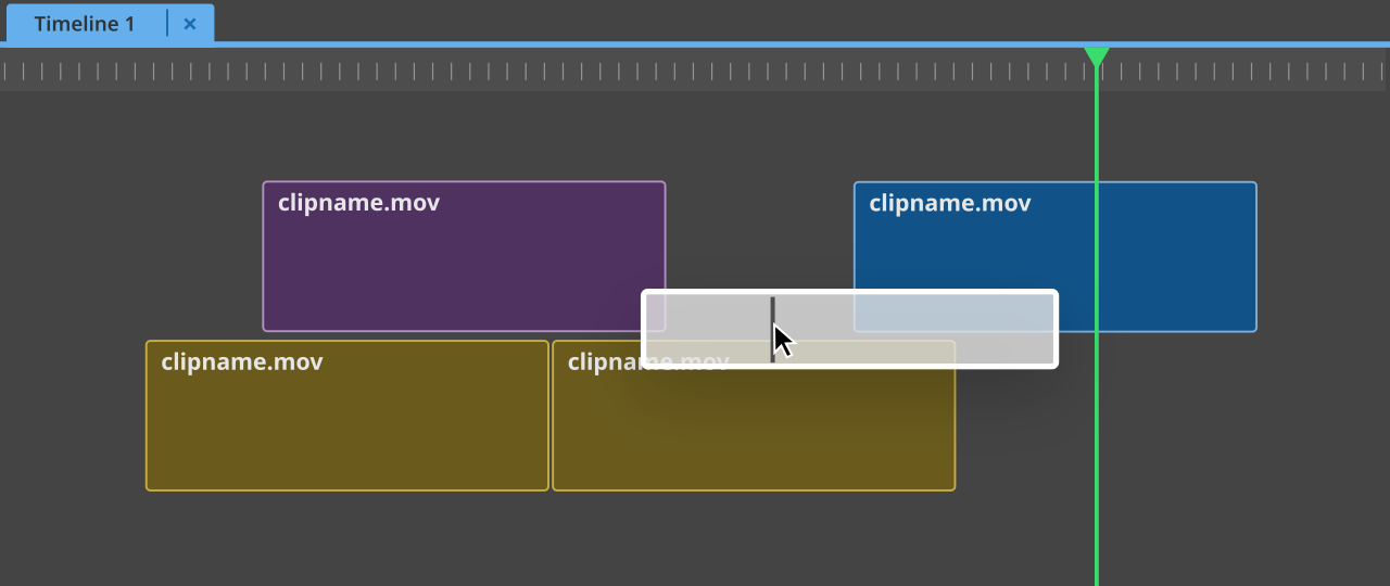 A skim widget rendered as overlay